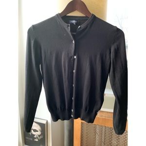 Black Burberry cardigan